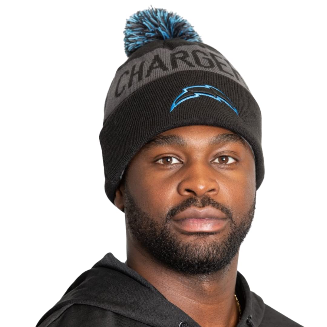 New Era NFL Los Angeles Chargers Storm II Beanie Sport Knit Black