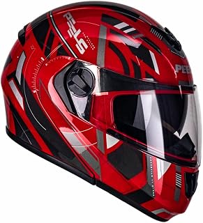 Capacete Articulável Moto Peels U-RB2 Dynamic Vermelho com Grafite 60