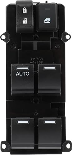 CCIYU Interruptor de elevalunas eléctrico delantero izquierdo del lado del conductor compatible para Civic 2012 2013  Reemplaza 35750TR0A21