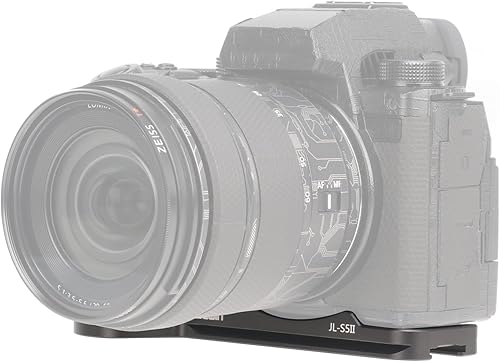 Miniatura 7 de FocusFoto Placa base de liberación rápida QR con soporte de zapata fría para cámara sin espejo Panasonic Lumix DC-S5 II/DC-S5 IIX/DC-G9M2 G9II sin