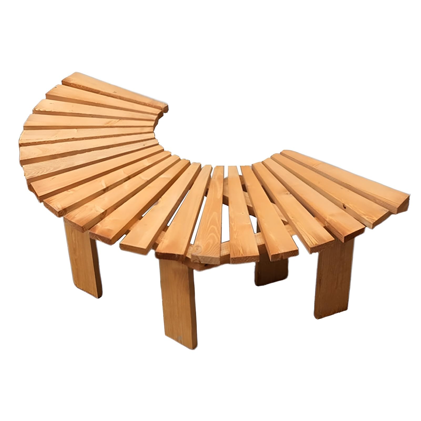 Banc de jardin semi-circulaire : créez un coin détente sur votre balcon