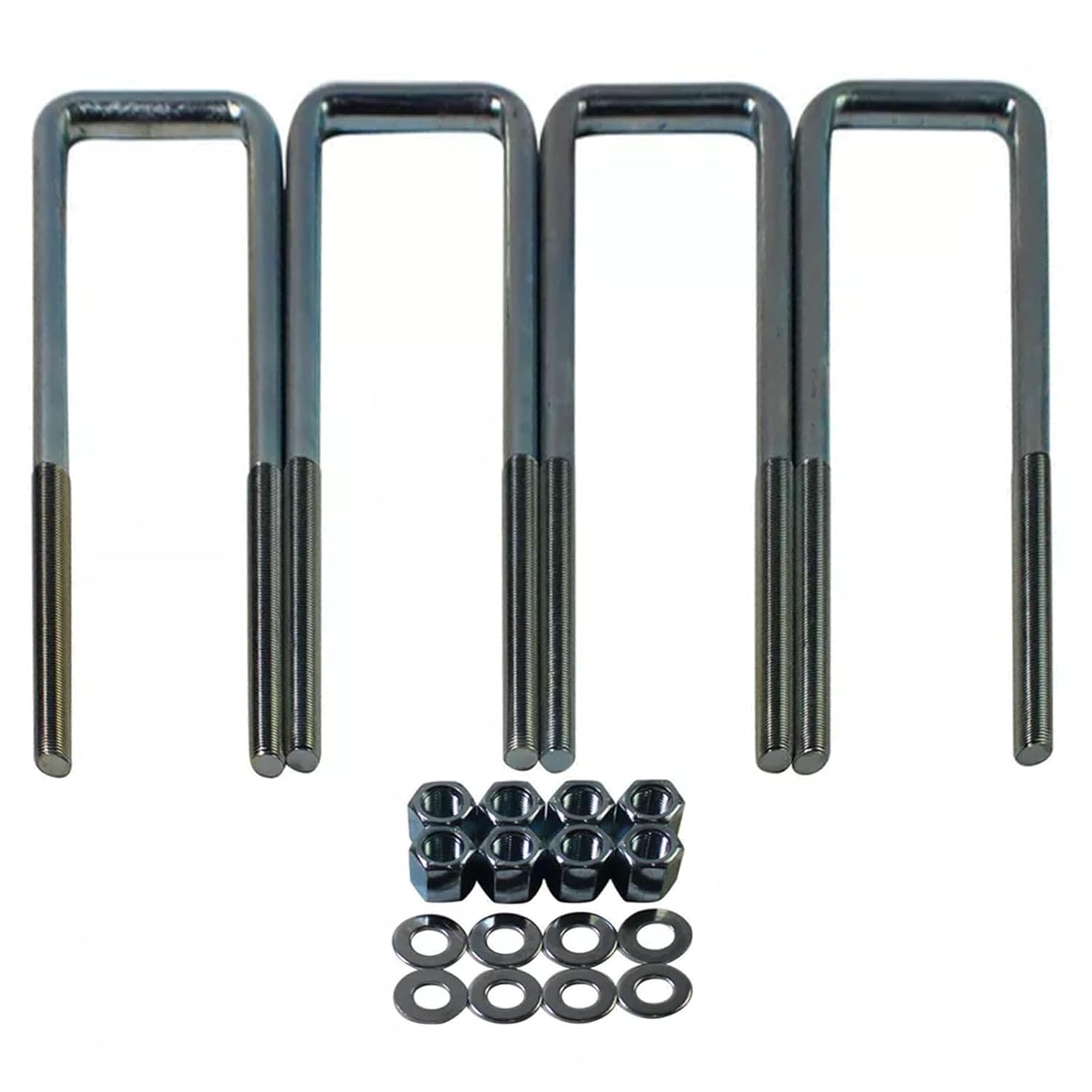 3" Wide Leaf Spring Axle Square U-Bolts 8.75" Long 9/16" Diameter for 1973-2005 F-Super Duty F100 F150 F250 F350 F450 F-59 Excursion Super Duty 4x4 929-749