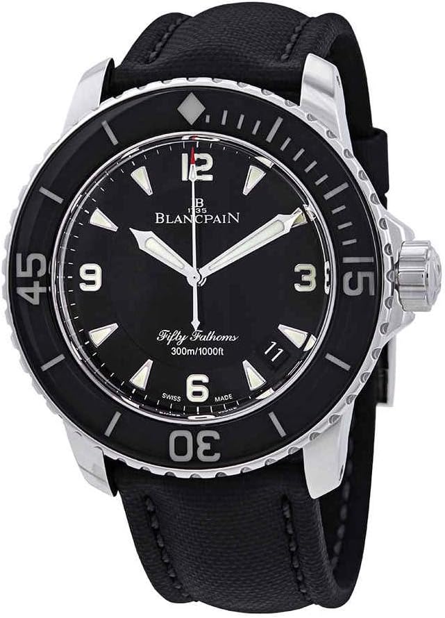 Fifty Fathoms Automatique Black Dial Men's Watch 5015-1130-52A