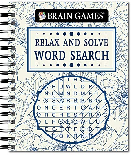 Brain Games – Relax and Solve: Word Search (Toile) Spiral-bound – Sept. 29 2020