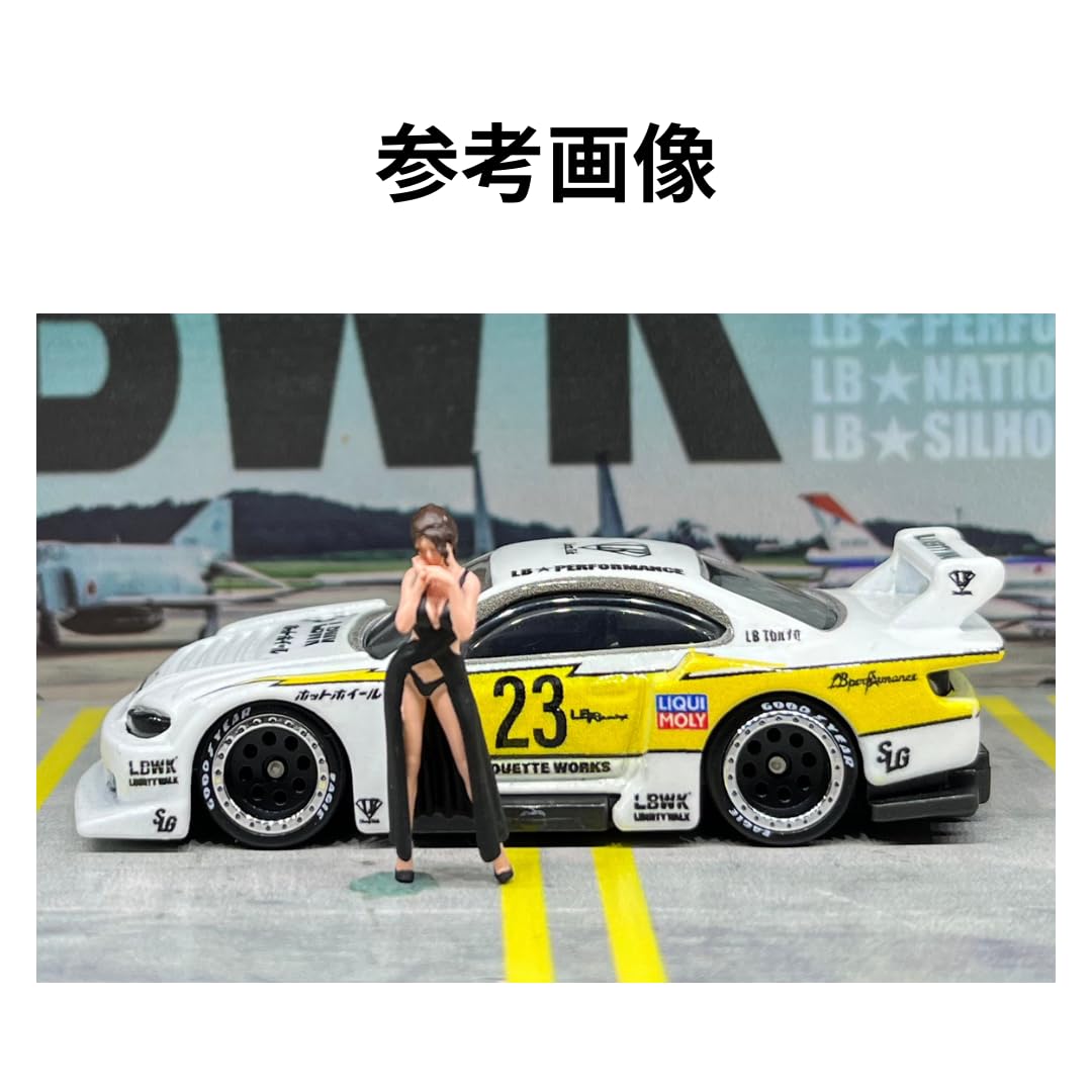 Amazon | 1/64 ミニカー用 カスタムホイール 3台分 ブラック スリック