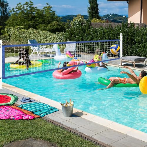 Filet de volley-ball de piscine en nylon ultra résistant pour jeux d'eau - 3