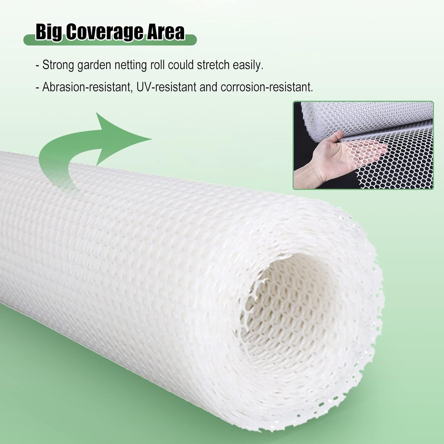 Plastic Poultry Netting White Plastic Chicken Wire Fence Cat Dog Pigeon 0.2/0.4/0.5/0.6/0.8/1/1.2/1.5/2m Wide(0.8x5m/2.6x16.4ft)