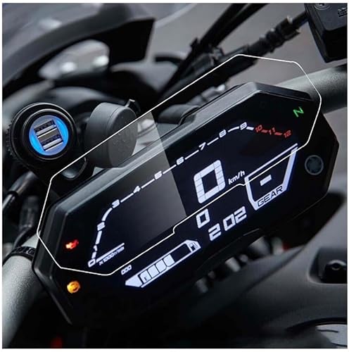 Vista 2 de Protector de pantalla para motocicleta, accesorios de motocicleta para instrumento de película protectora para Y&amaha MT-07 FZ-07 MT07 FZ07 MT FZ