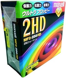 日立マクセル 3.5インチ2HD フロッピーディスク 10枚 256フォーマット MF2-256HD