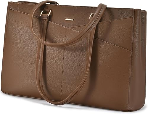 Vista 209 de LOVEVOOK Bolsa para computadora portátil para mujer, 15.6 pulgadas, bolsa de mano para computadora portátil, bolsa de trabajo para profesores, bolsa
