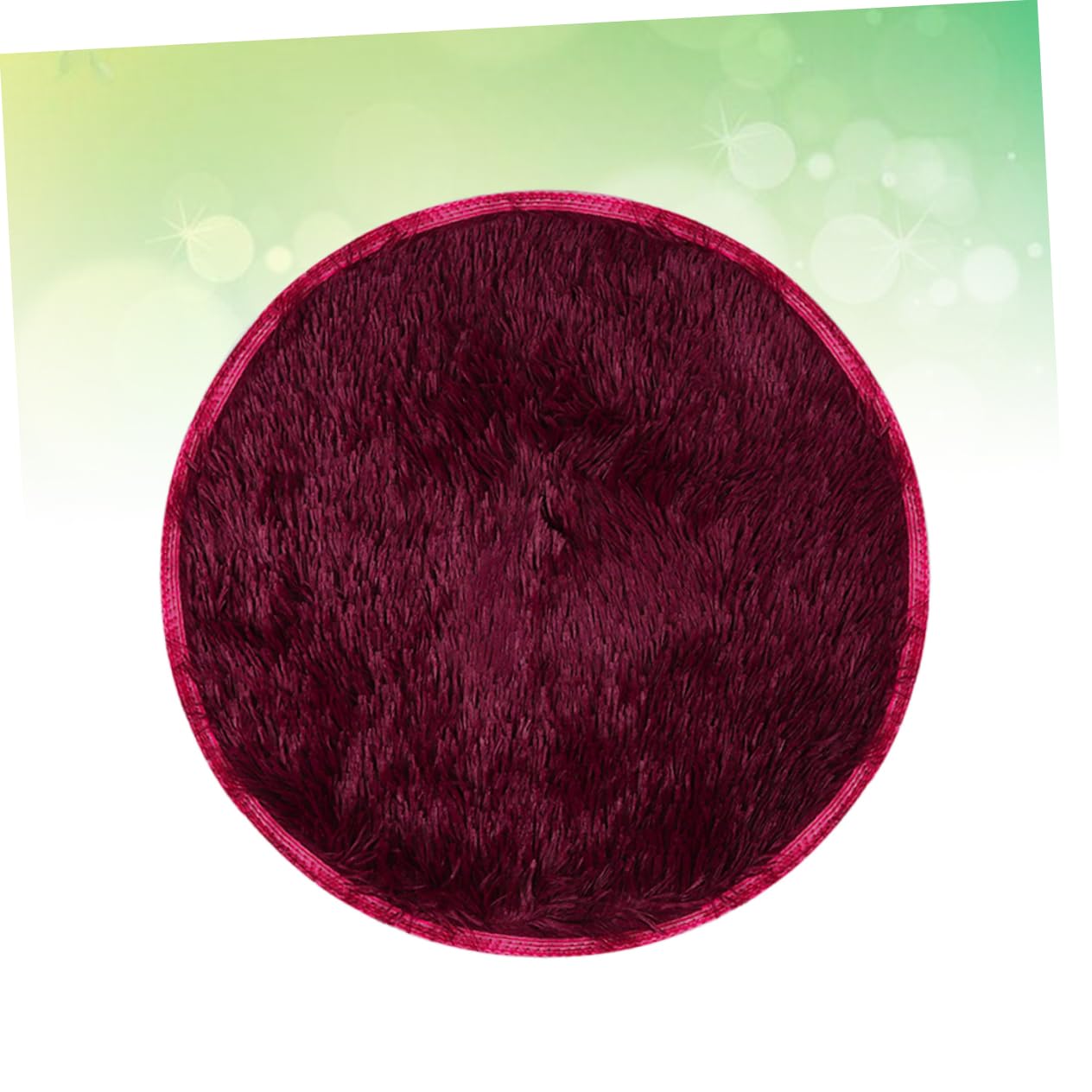 POPETPOP Adorable Plush Warm Round Cushion for Dogs Cats Non Slip Base for and Made with Color