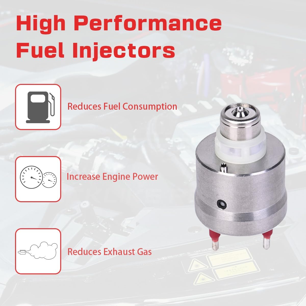 Fuel Injectors Set of 2 Compatible with Buick Roadmaster Cadillac Brougham Blazer Suburban Tahoe GMC Yukon Isuzu Oldsmobile V8 5.7L Replace# 17111864 17112494