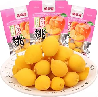 Sweet Crispy Peach Pro, Sweet and Sour Pickled Crispy Peach, Chinese Sweets Gift, Small Peach Fruit Sweets Fruit, Dried Sweets Dessert Vegetarian Snacks Healthy Food Retro Snack Chinese Dessert Gift Peaches Spades Fruit Dessert Fruit Dried Candy Dessert Vegetarian Sweets Healthy Dessert Food Nostalgic Snack Peach Dry Fruit Chinese Food 5 bags