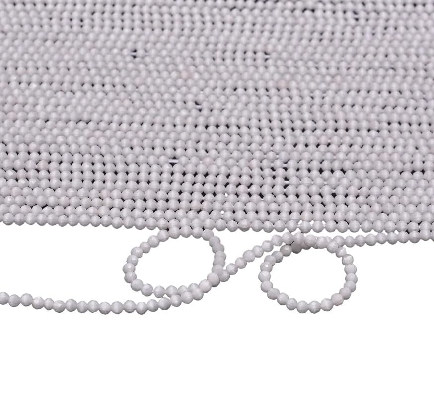 Perles en vrac de pierres précieuses Monalisa blanches 2mm pour création de bijoux