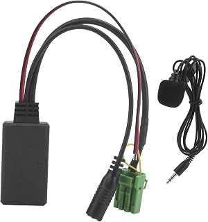Cabo AUX de carro 5.0 Bluetooth Microfone Chicote Fio de Áudio apto para Acura RDX Tsx MDX Csx para Cabo AUX Adaptador de Áudio