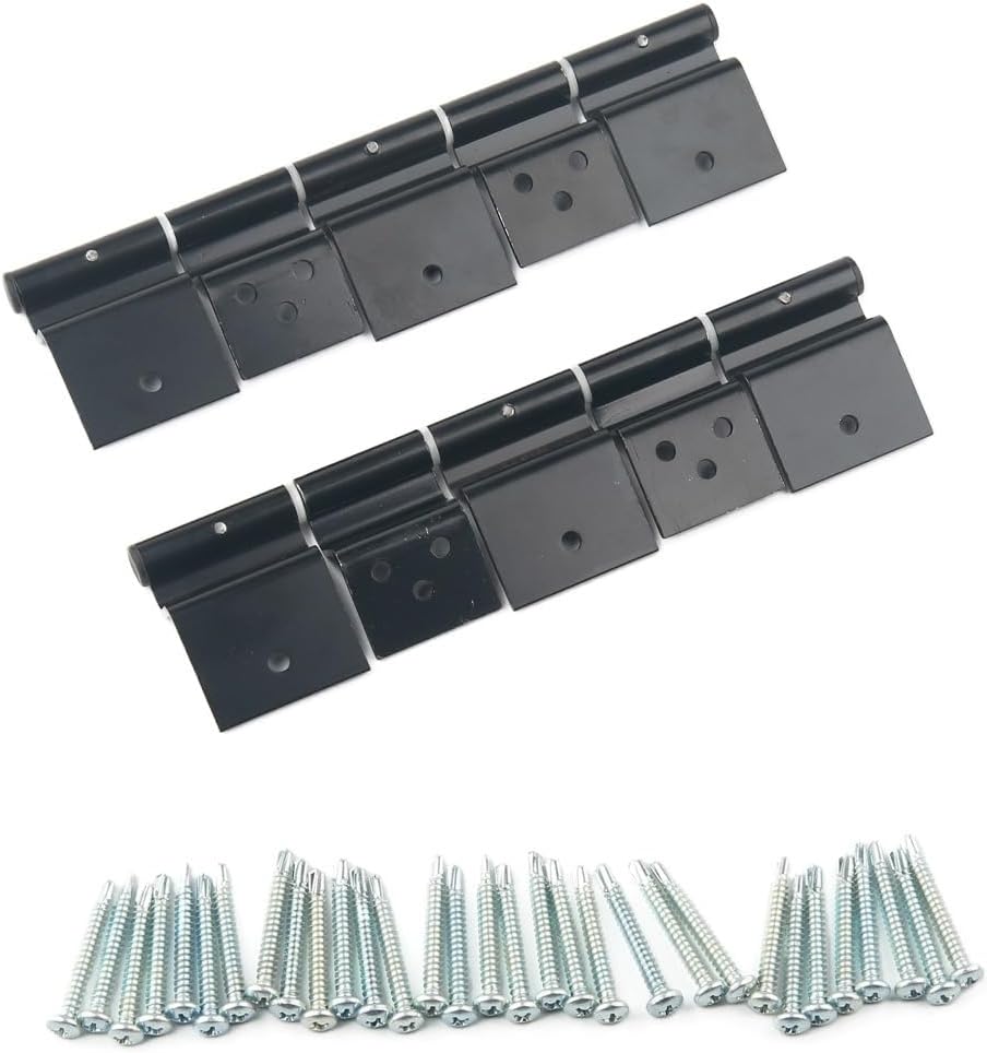for Most RVs Trailers 5th Wheels Heavy Duty Entrance Door Hinge Set Upgrade Kit Replacement Reinforced Metal Hinge Arm Repair