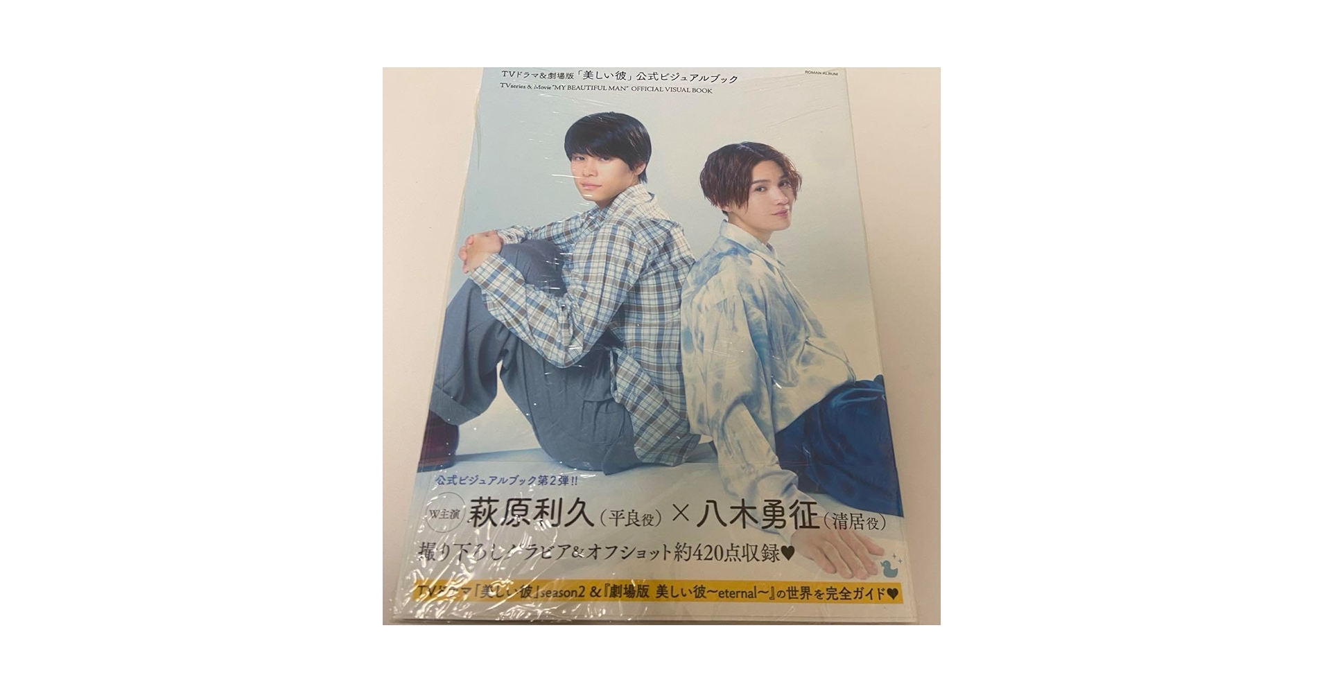 美しい彼3点セット 公式ビジュアルブック　第1弾＆第2弾　書店限定フォトカード付 限定特典フォトカード】徳間書店『TVドラマ＆劇場版「美しい彼