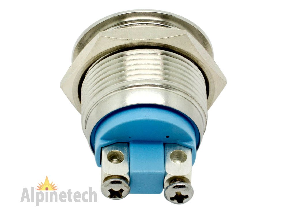 Pulsante Kill Switch Per Chitarra Elettrica - Interruttore Nero A Momento 10mm Con Cavo 22Ga - Nebula Hunter