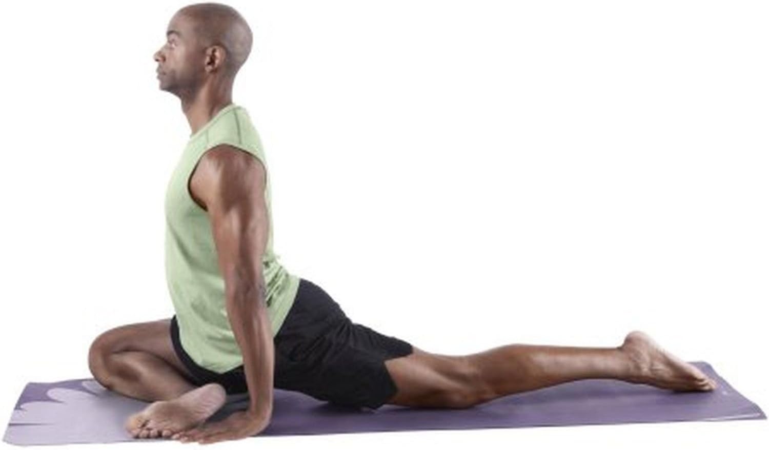 Lotus Printed Yoga Mat 5MM Purple : Sports & Outdoors