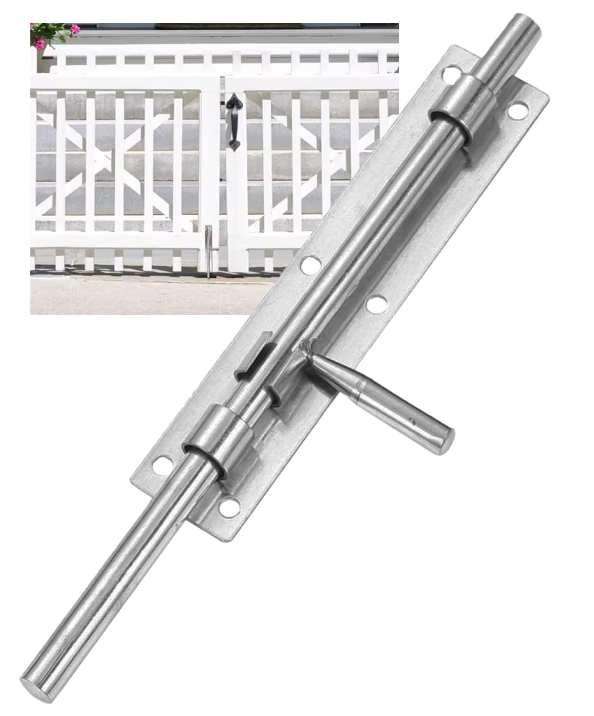 Amazon | S.fields.inc 門落とし 丸落し 丸棒 門扉止め かんぬき