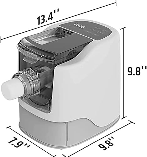Miniatura 7 de Máquina de elaboración de pasta eléctrica de 260 W, máquina laminadora de fideos totalmente automática para crear tu propia deliciosa pasta fresca,