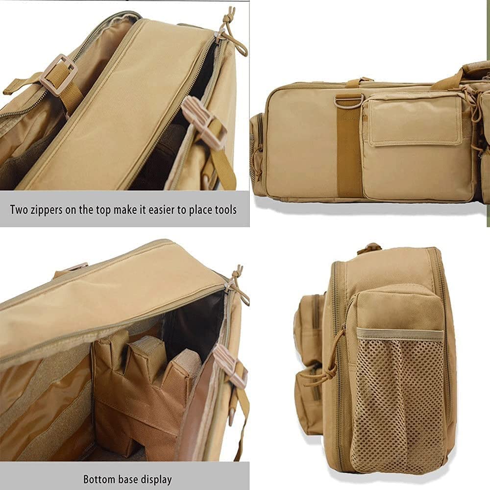 Fucili Custodia per Fucile Borsa Tattica per Fucile, Doppia Custodia per Fucile Lungo, Zaino Tattico per Fucile/D