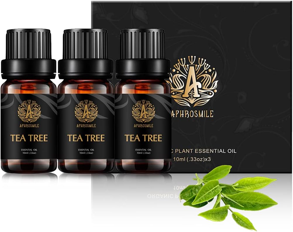 Aromatherapy tea tree essential oil set, 100% pure tea tree essential oil for candle manufacture, 3*10ml aromatherapy tea tree oil set for air freshener, 100% pure tea tree oil