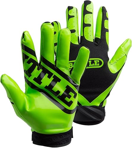 Miniatura 1 de Battle Guantes de fútbol deportivos ultra adherentes con receptor ancho, guantes de fútbol para adultos y jóvenes