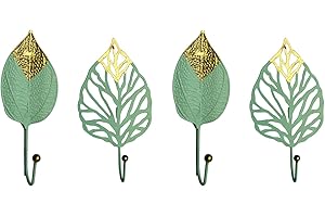 ABOOFAN Decorative Wall Hooks: Elevate Your Decor with Tropical Leaf Flair