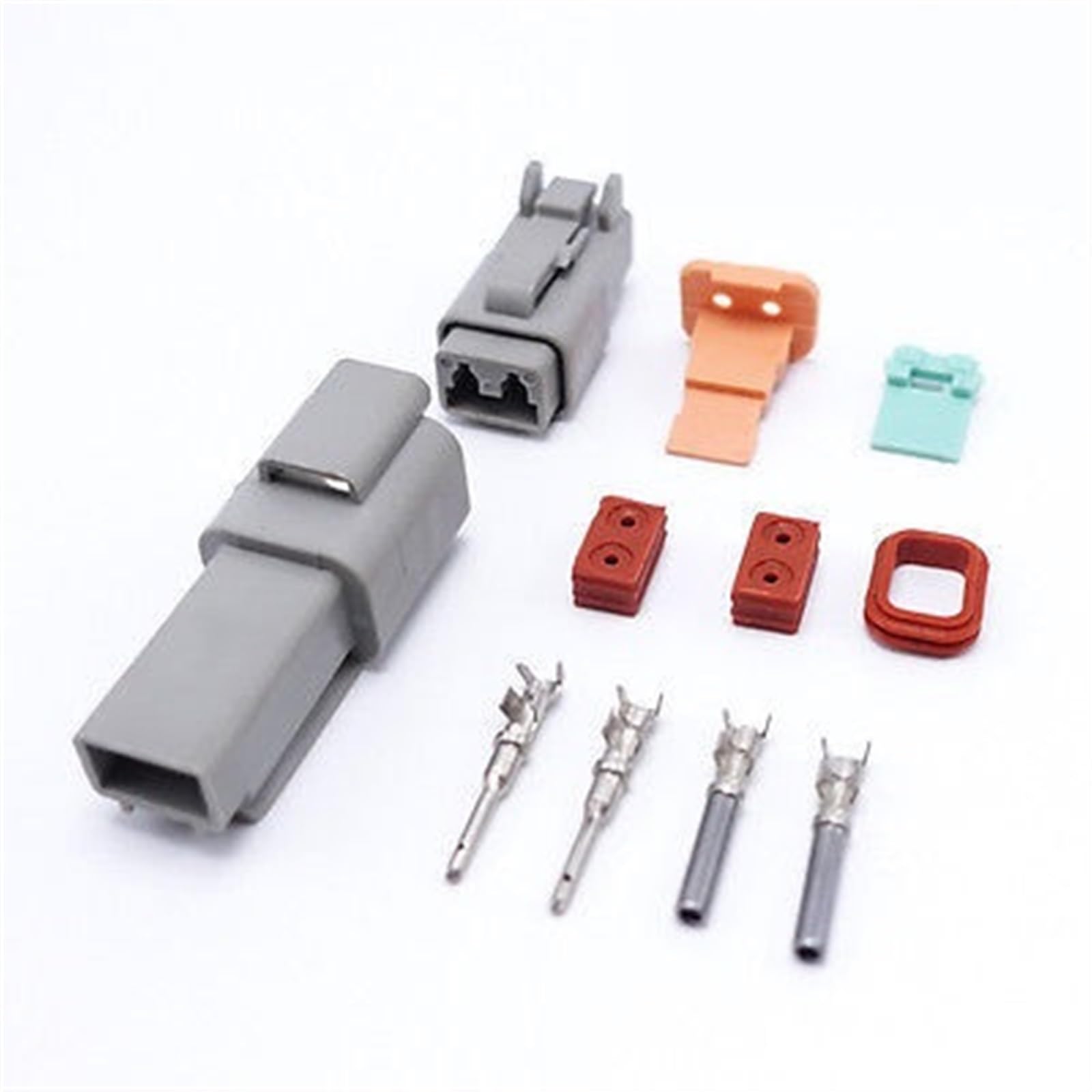 Conectores de 2 pines DT06-2S para reparar cableado eléctrico de motos y coches
