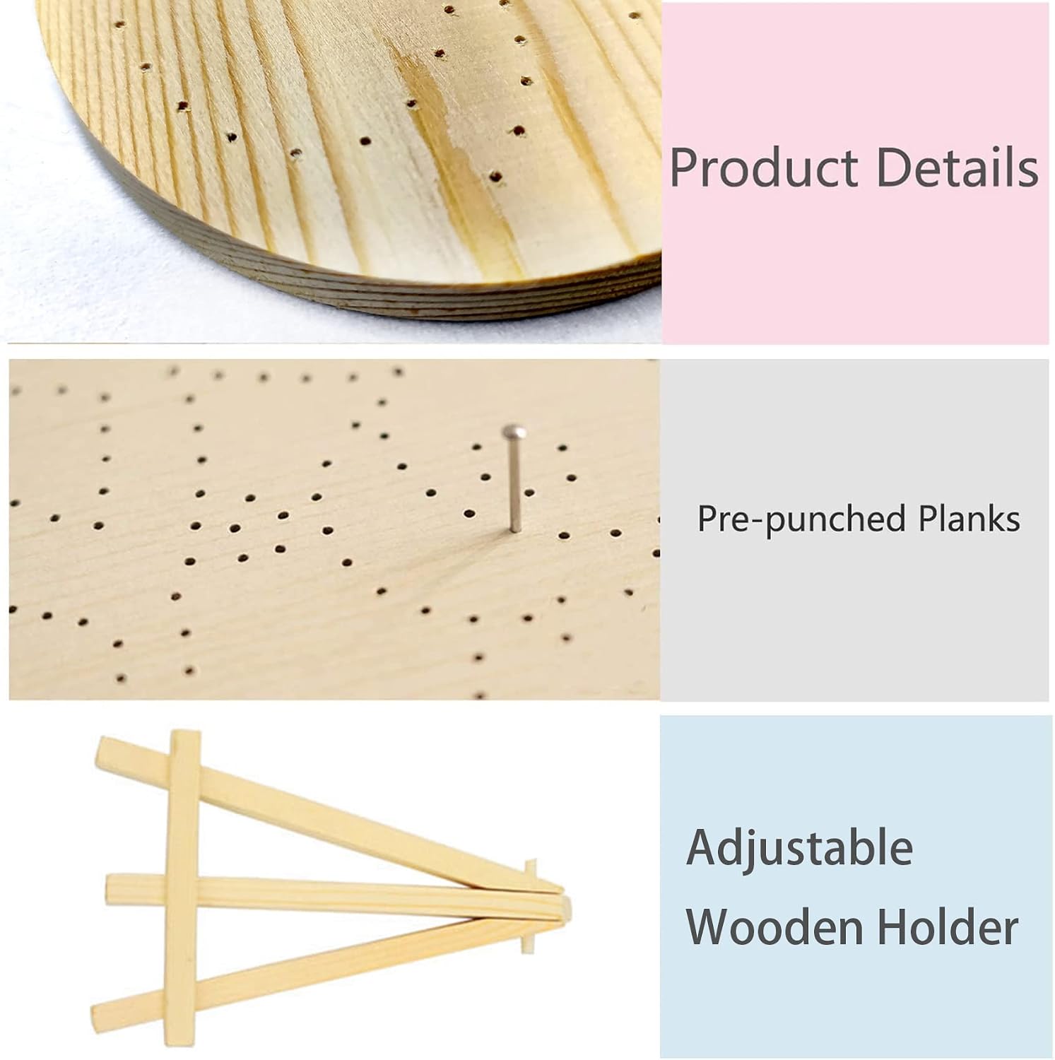 keeda DIY Clover String Art Craft Kit with Bracket Handmade Pilusion String Art Kit for Adults Beginner Unique Gift Home Decorations image 3