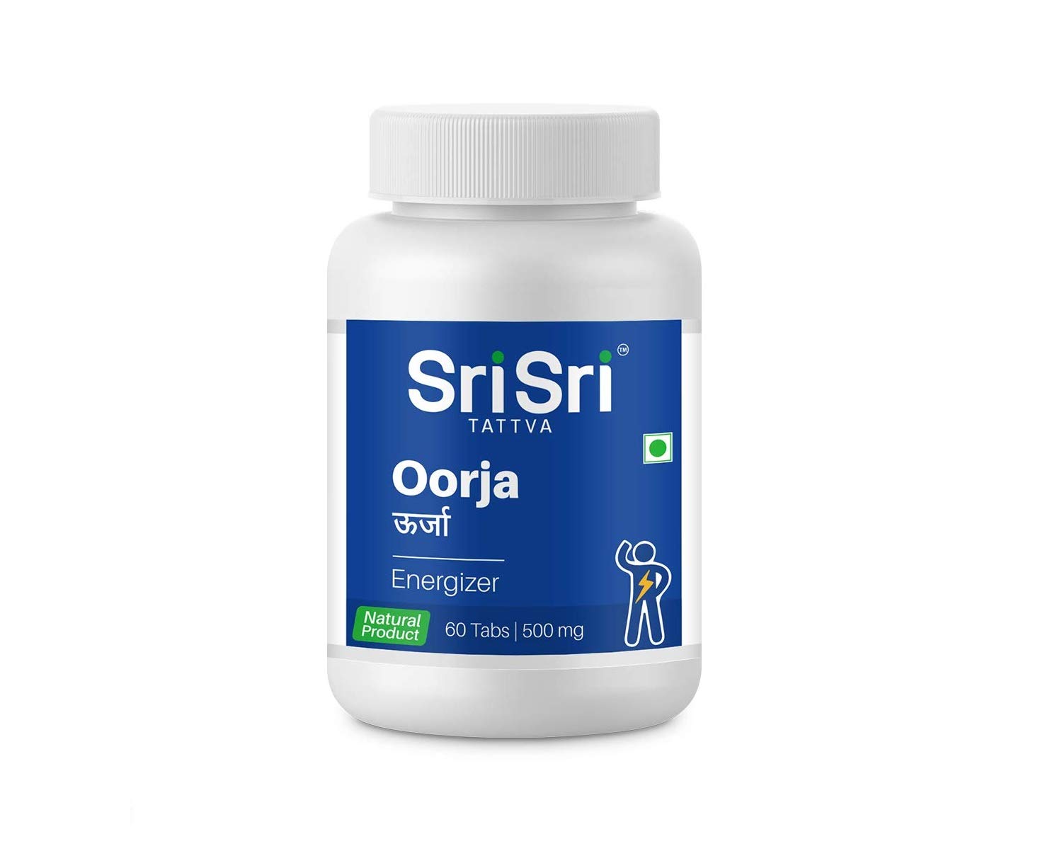Sri Sri Tattva Oorja Forte - Anti Fatigue, 60 Tabs | 500mg