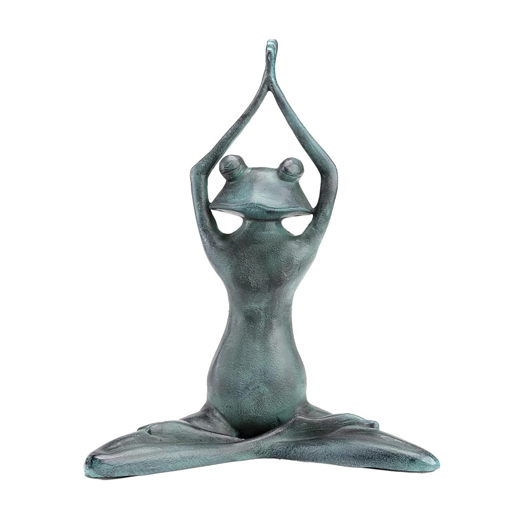 Estatua De Jardín De Rana, Escultura Artesanal, Simulación, Mini Adorno De Resina, Estatuilla De Rana Rana De Bano