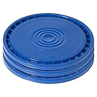 Vista 11 de Meranti Tapa de cubo reutilizable de 3.5, 5, 6 y 7 galones, grado alimenticio, color negro, paquete de 1