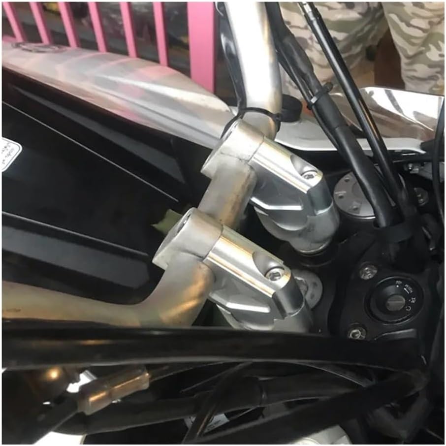 バーハンドル 変換 22.2mm 28mm ハンドル クランプ アップハンドル | パーツショ... オートバイハンドルバーライザー TRK502用 2016-2017 オートバイアクセサリーアルミハンドルバークランプ上昇拡張ハンドル