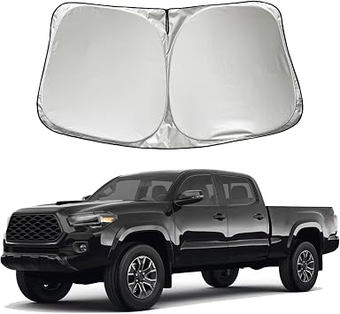 Car Windshield Sunshade Sunshade for Toyota Tacoma 2/4 Door SR5 Trail Limited Platinum TRD Pro Off-Road 4x4 Sport 2016-2022 2023 2024 Accessories Car Front Window Sun Shield