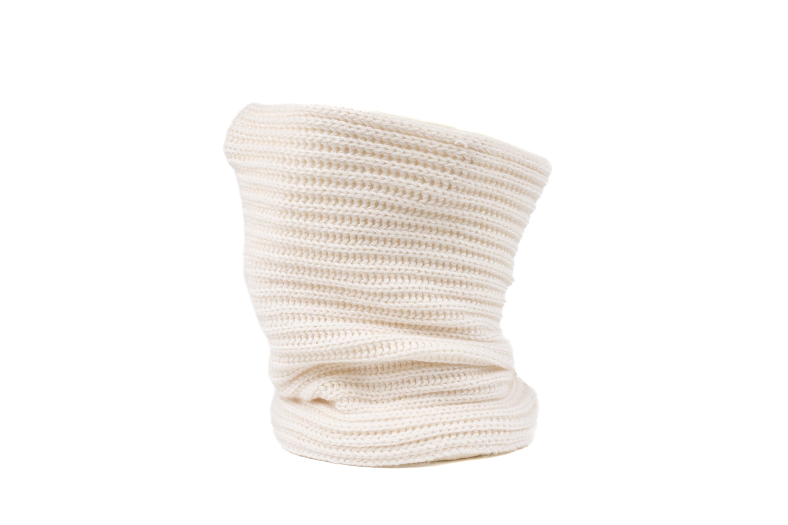 Scaldacollo Unisex 100% Cashmere Lavorato a Maglia, Tubolare, Taglia Unica, Made in Italy