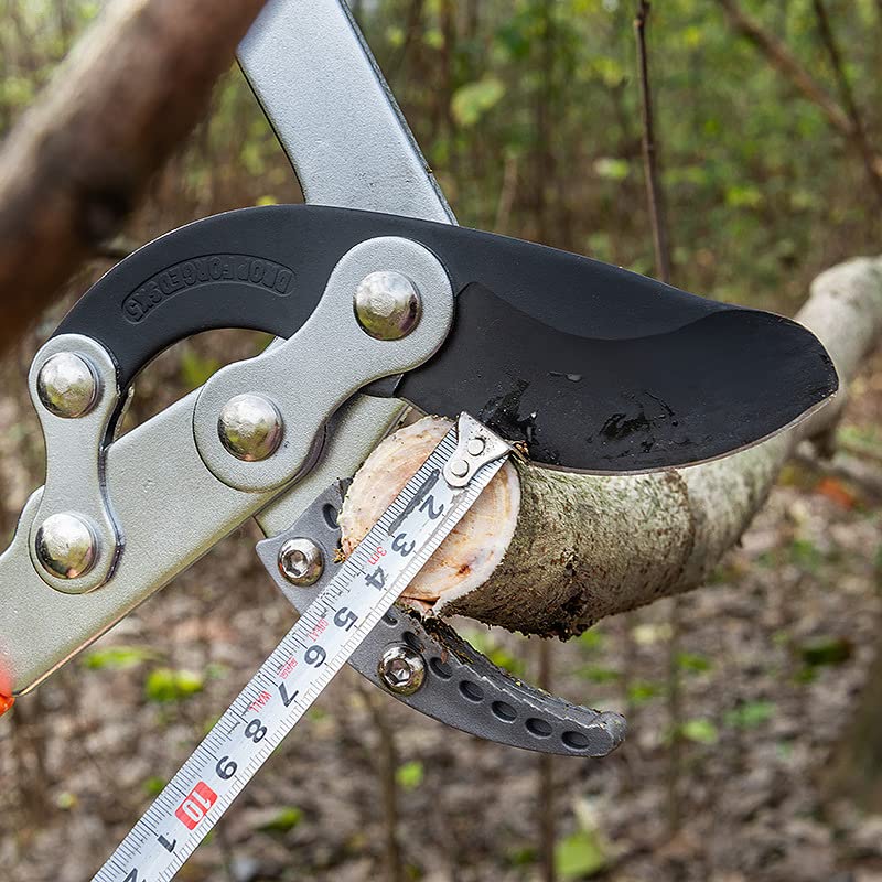 Image of SK Organic Professional Ratchet Anvil Lopper with Compound Action, Sturdy Telescopic Handles with Extra Leverage, Garden Pruning Tree Hedge Branch Cutter Garden Lopper (Rachet Looper)