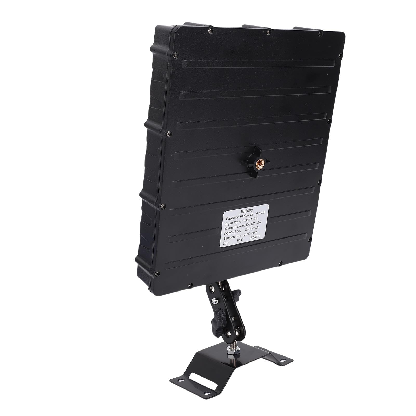Pannello Solare per Fotocamera da Trail, Batteria Al Litio Integrata da 8000 MAh Caricabatteria Solare Al Silicio Monocristallino, Kit Off-grid con Porte USB Multiple per Fotografia di