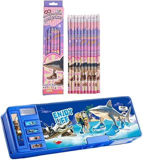 イタリアンブレインロット ペンケース 鉛筆 【2点セット】 文房具 トゥントゥントゥンサーフール トララレロト・ラララ グッズ 筆箱 大容量 多機能 筆入れ 小学生 男の子 女の子 可愛い プレゼント (B)