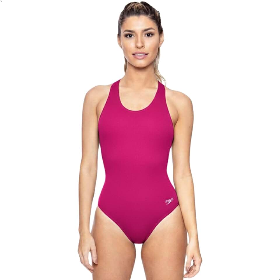 Maiô Natação Speedo Alta Sustentação Cross Sem Bojo Forro Interno