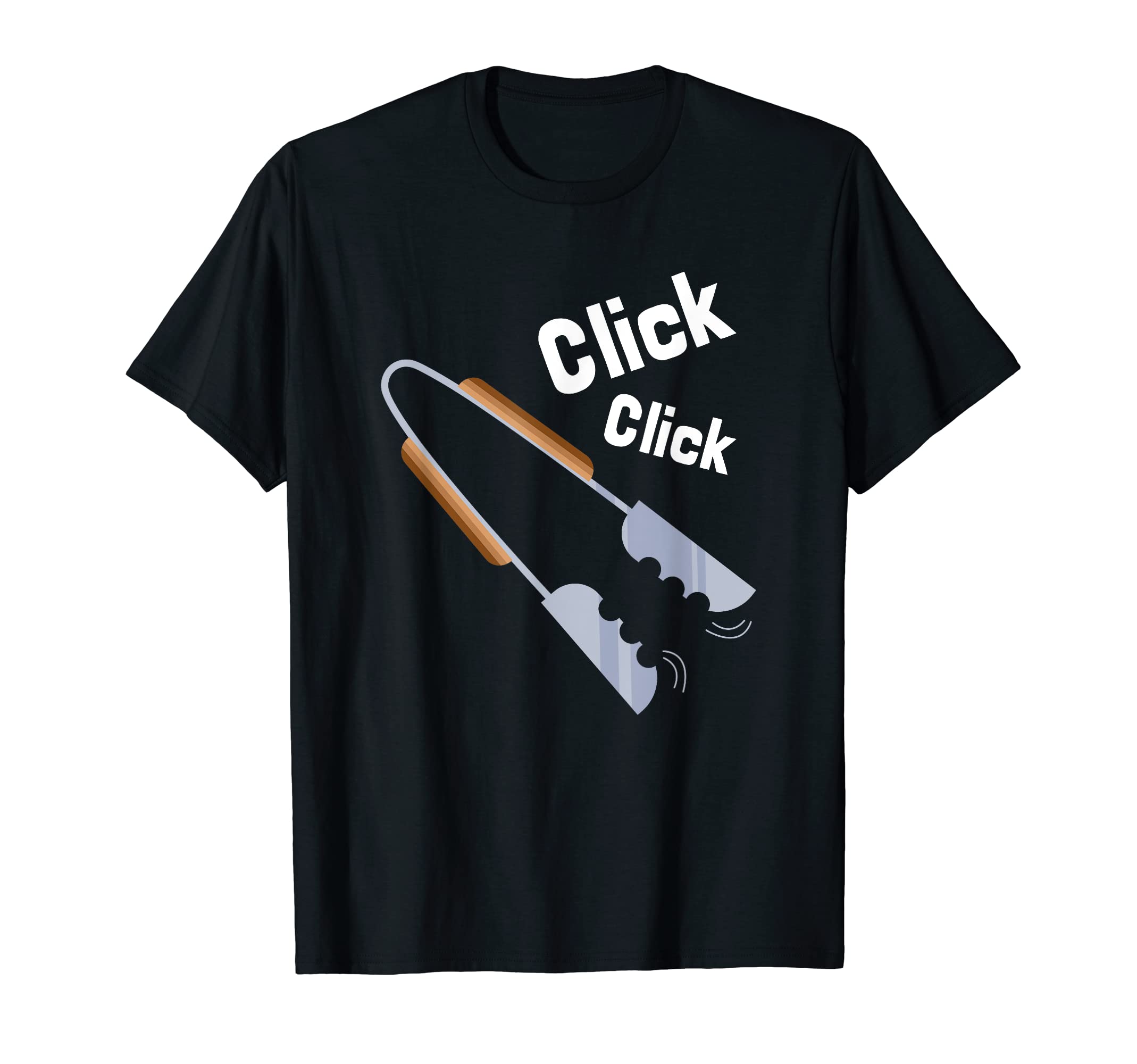 Click Click Tongs BBQ Grill Tools Funny Barbecue T-Shirt