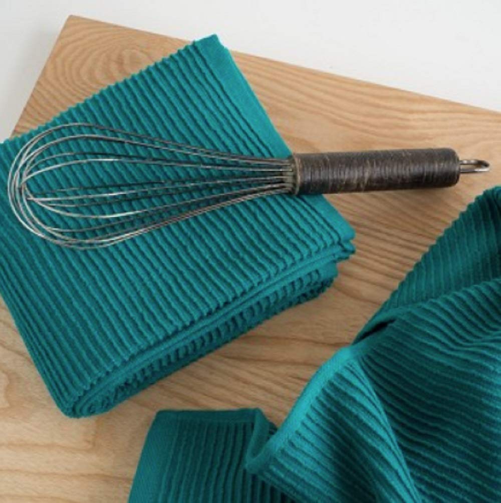 Now Designs Ripple Dishtowel - Peacock Blue