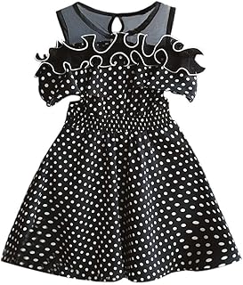 Amazon Co Jp ドット ワンピース チュニック ガールズ 服 ファッション小物