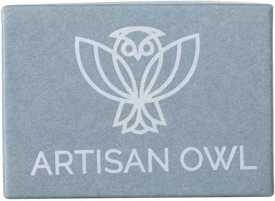 Artisan Owl - Black Fleur De Lis Dangle Earrings - Image 4