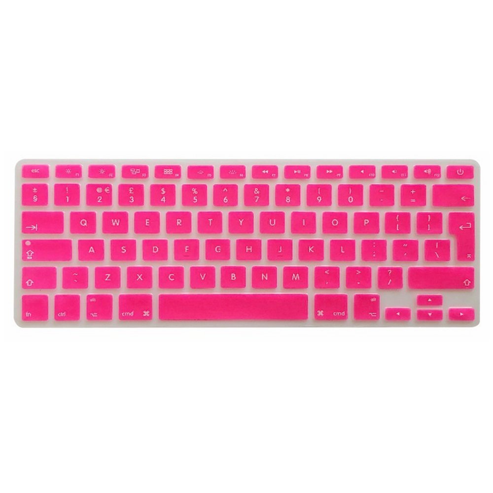 Se7enline Compatible with Macbook Keyboard Cover Skin for Mac Neo & Air 13/15 & Pro 14/16 inch (M5 M4 M3 M2 M1 A18 Pro) 2026/2025/2024/2023/2022/2021 Silicone Waterproof Dustproof EU Layout,Black — view 96