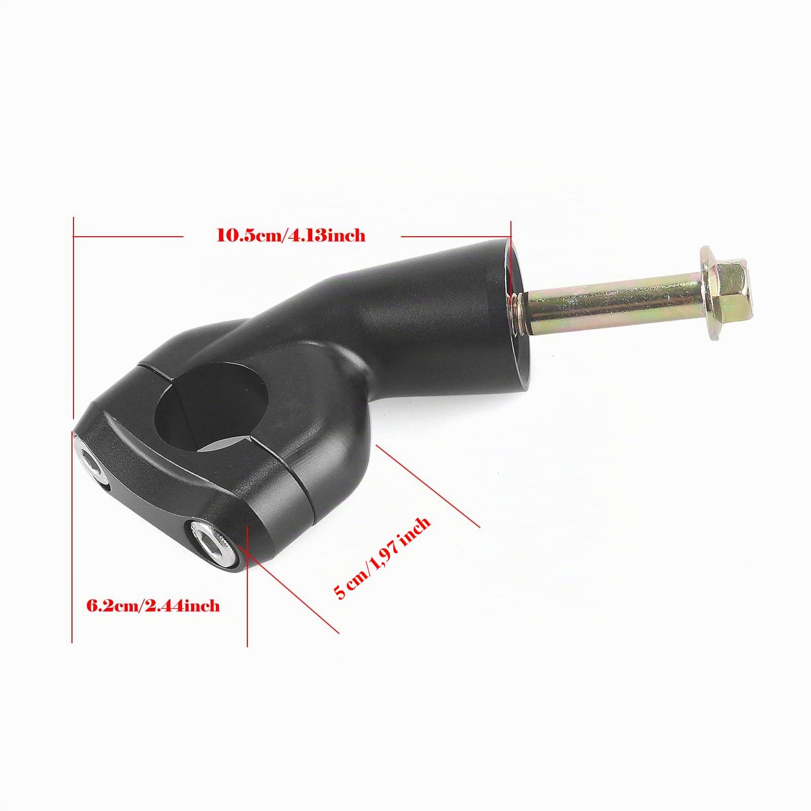 Kit rehausseurs de guidon avant de moto pour Triumph Bonneville T100 T120 Noir