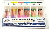 Meta Gutta Pointes en percha .04 assorties # 30, 15, 20, 25, 35, 40 (60pt)_AB
