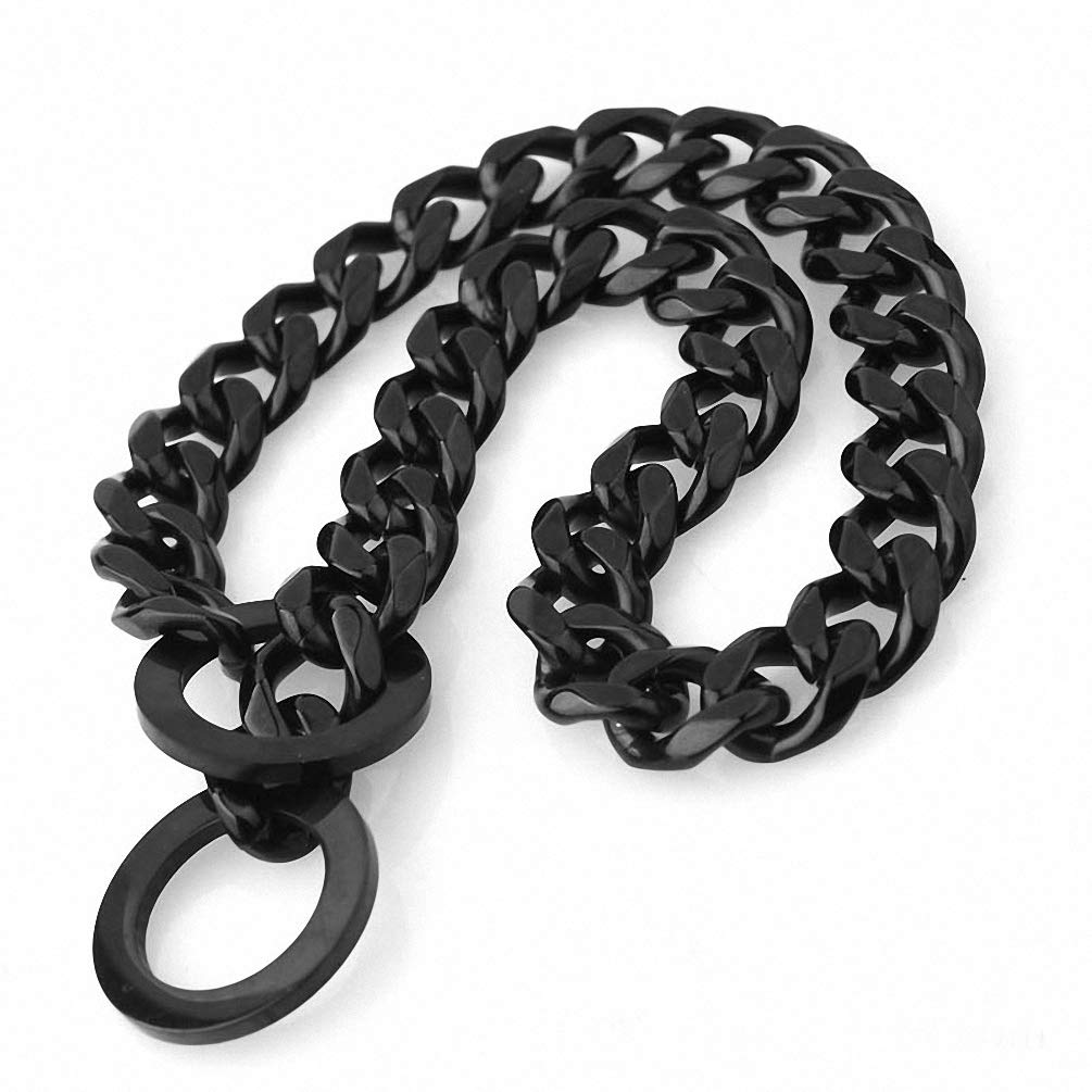 Collier de dressage en acier inoxydable de 15 mm pour grand chien