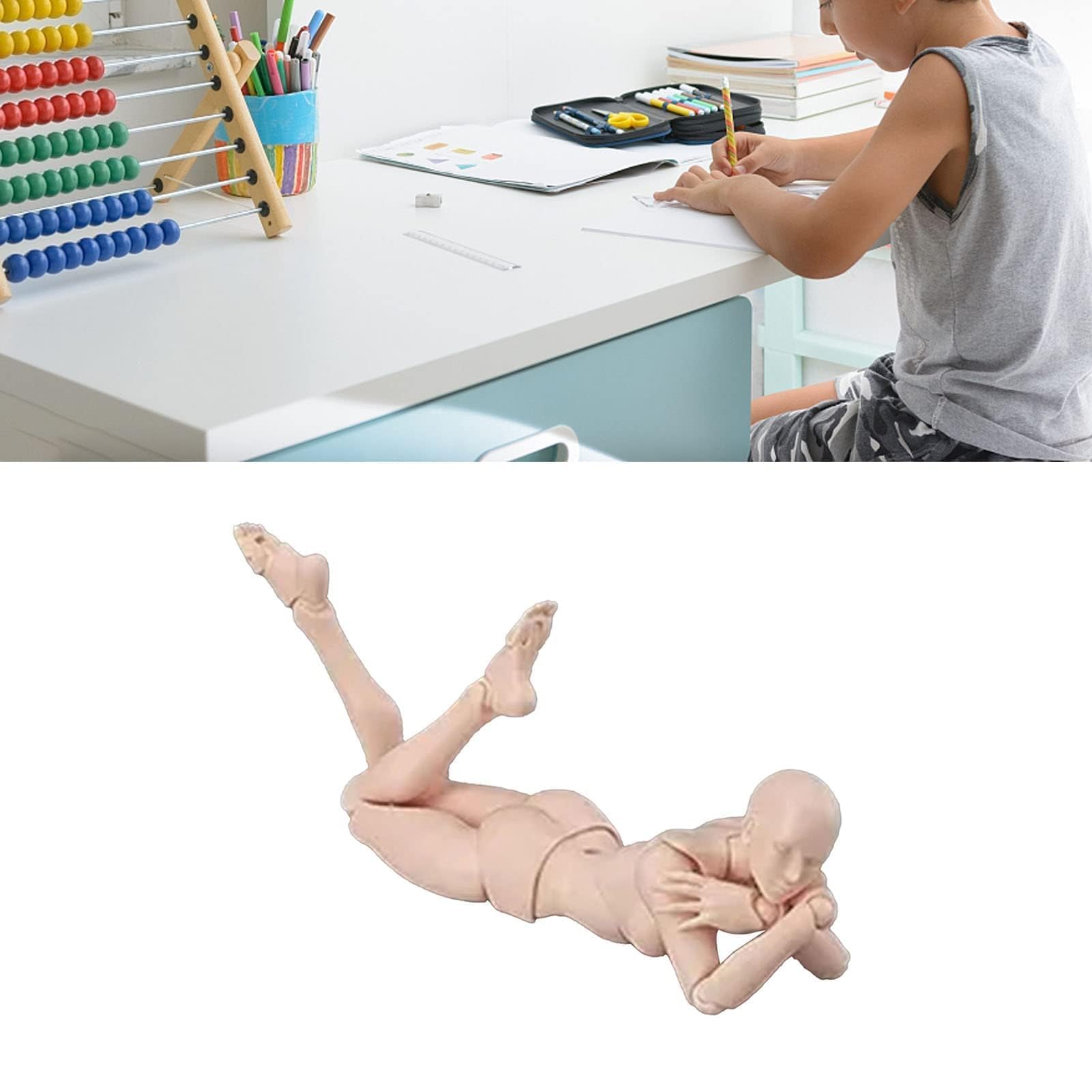 Manichino Snodato per Disegno, Figura Articolata per Artisti (Donna)